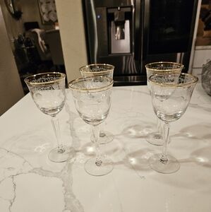Vintage 1990’s Classic Shell by Lenox Wine Glass (Set of 5)